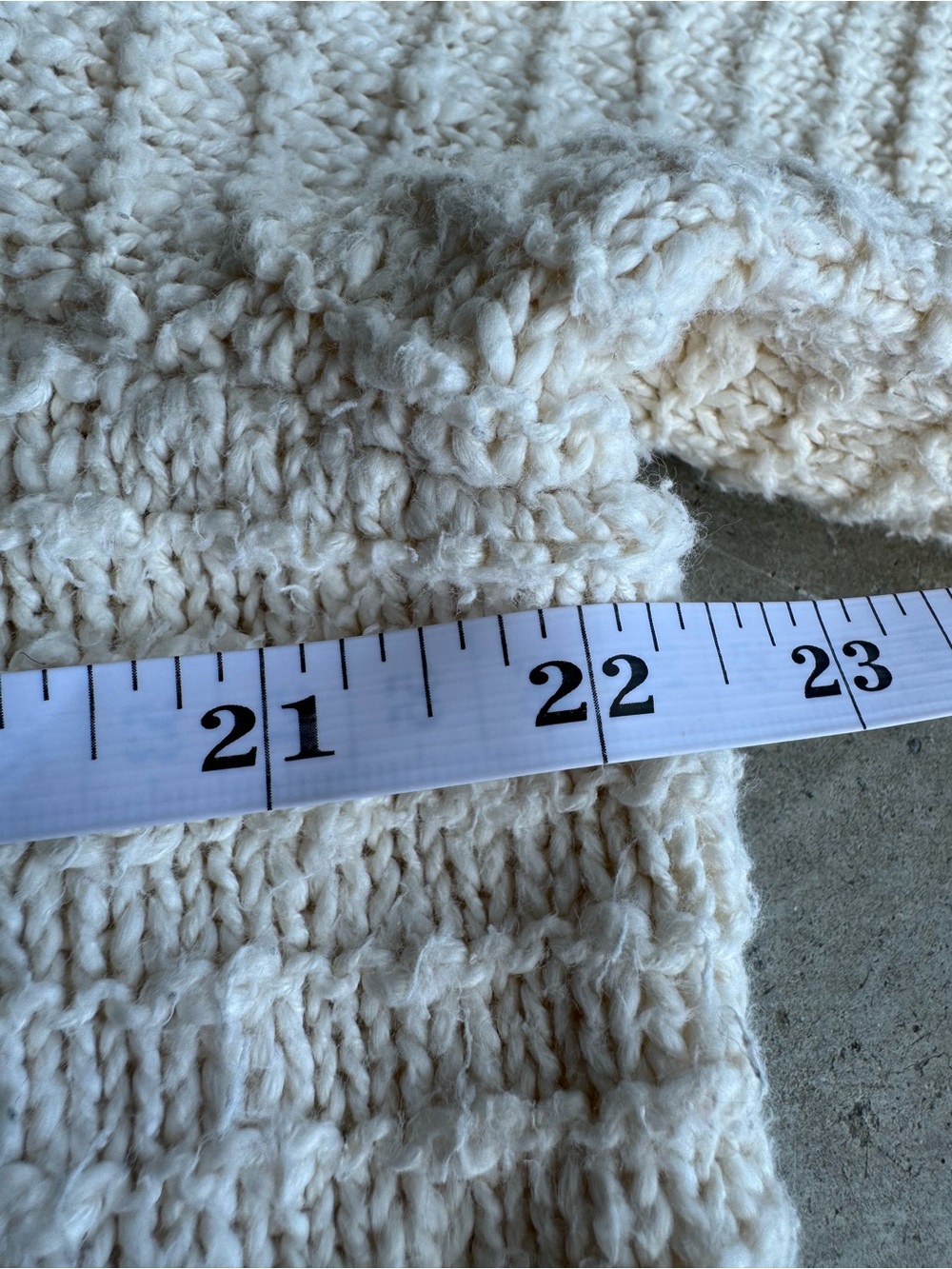 Jones New York Cream Cable-Front Crewneck Sweater XL Cotton Cottagecore Coastal - Picture 14 of 14